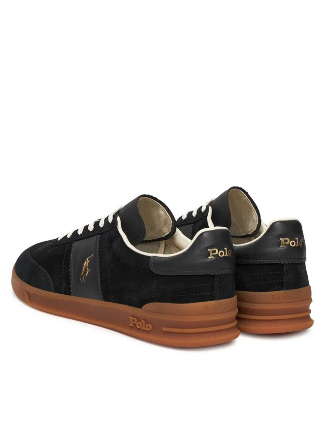 POLO RALPH LAUREN - SNEAKER - HRT AERA PP SNEAKERS LOW TOP LACE BLACK