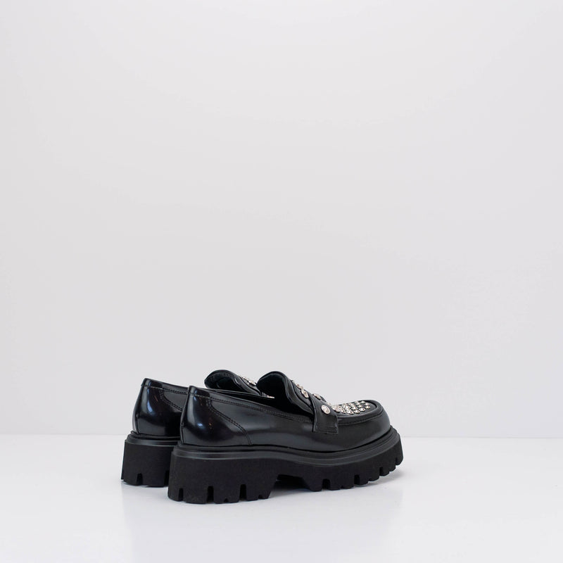 STRATEGIA - LOAFER - A5508 T BELT NERO