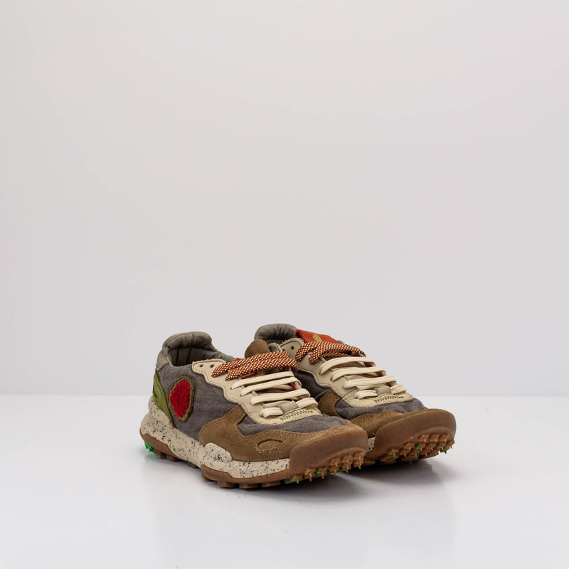 SATORISAN - SNEAKERS - CHACRONA LINEN FADED CHESTNUT