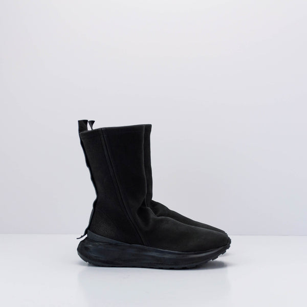 PURO SECRET - BOOTS - CLOUD 7 CALF STRETCH LEATHER BLACK