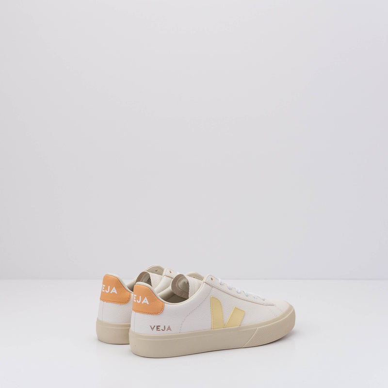 VEJA - SNEAKER - CAMPO CHROMEFREE LEATHER EXTRA WHITE SUN PEACH CP053140