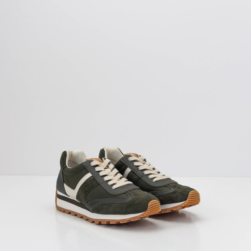 POLO RALPH LAUREN - SNEAKER - DANI SNEAKERS LOW TOP LACE DARK OLIVE