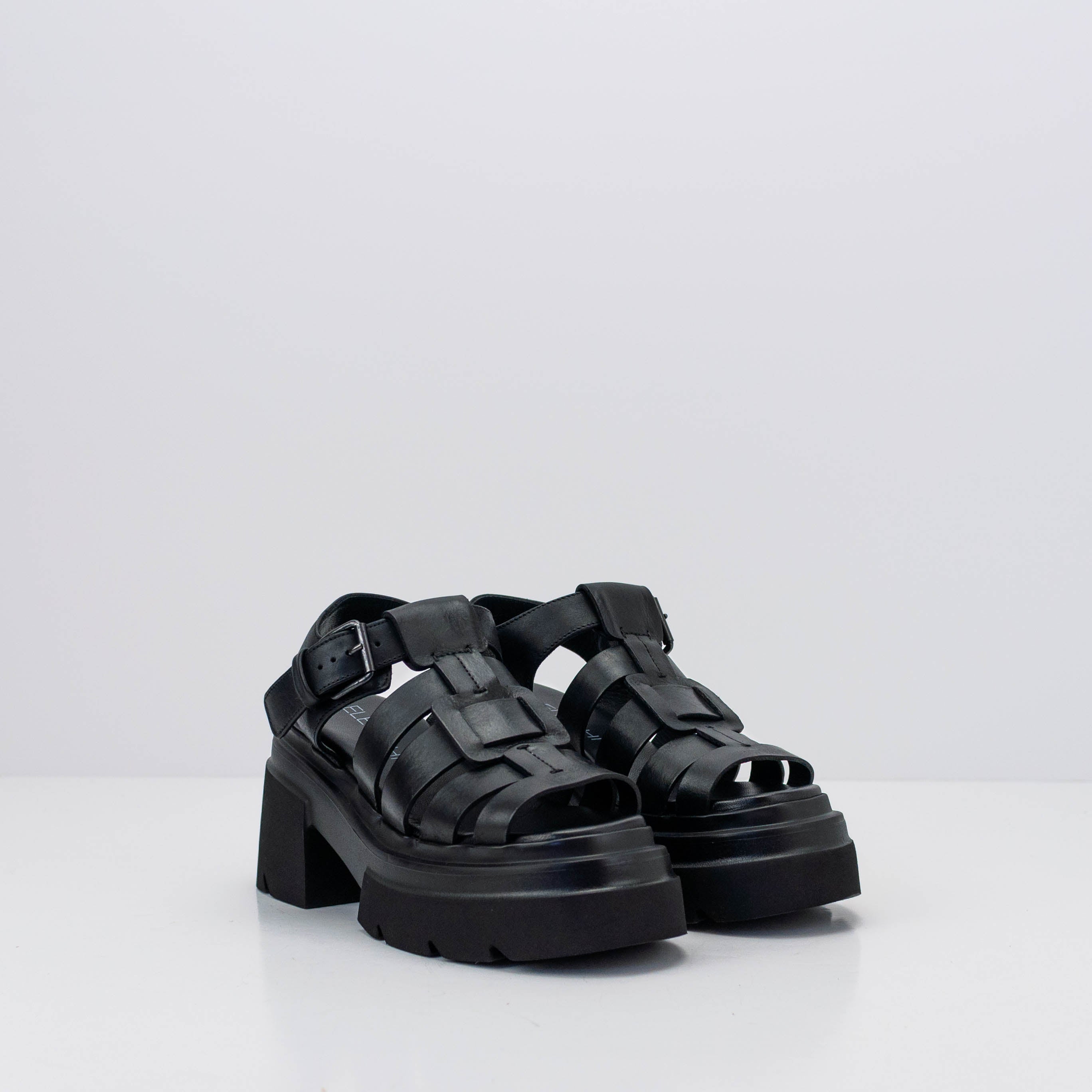 ローファー・オックスフォード ELENA IACHI CHAIN LOAFER E3027 NATURE NERO ELENA IACHI CHAIN LOAFER E3027 NATURE NERO (ELENA IACHI