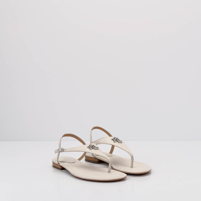 RALPH LAUREN - SANDAL - ELLINGTON WHITE