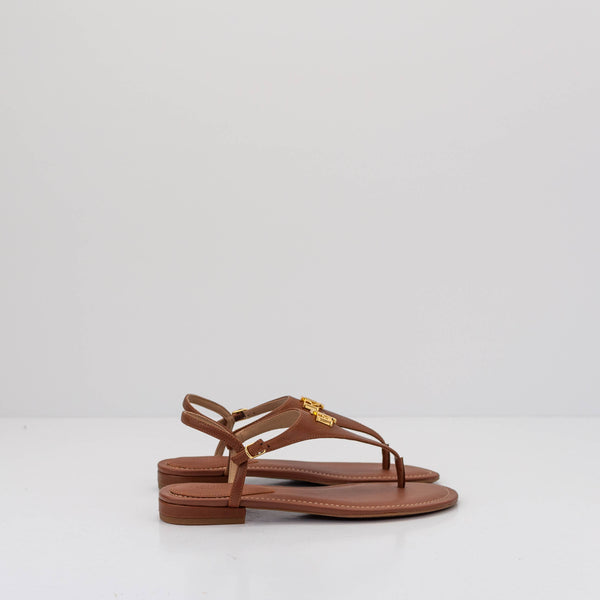 SANDALIA - RALPH LAUREN - ELLINGTON CAMEL