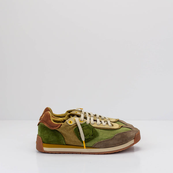 SATORISAN - SNEAKER - ENSO GAIA CAMOUFLAGE MOSS