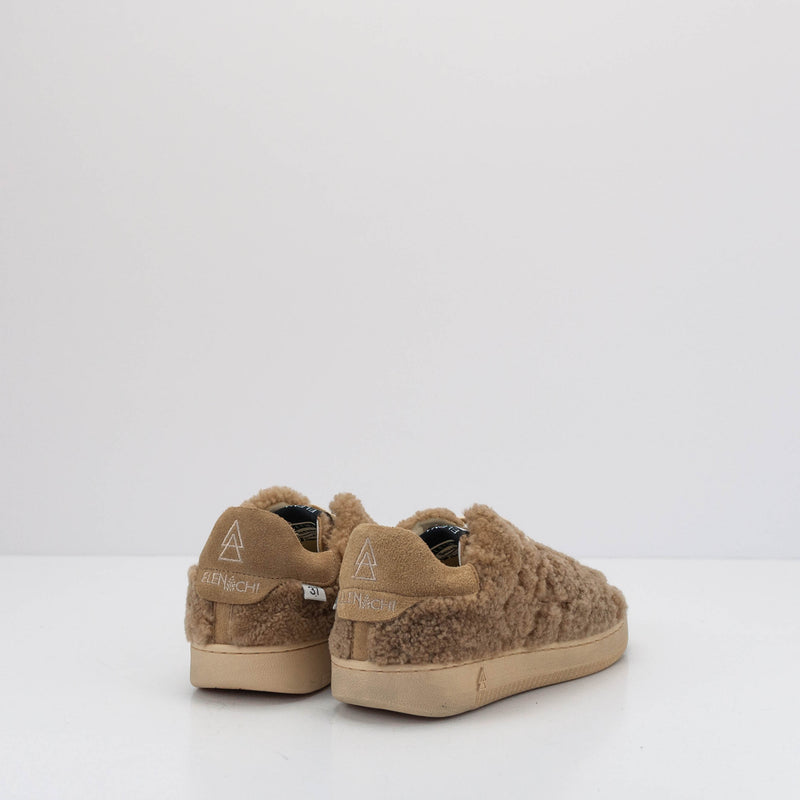 ELENA IACHI - SNEAKER - SMASH FUR CAMEL