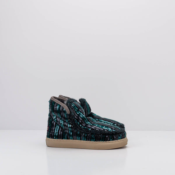 BOTA - MOU - ESKIMO SNEAKER STRIPY SEQUINS PEACOCK