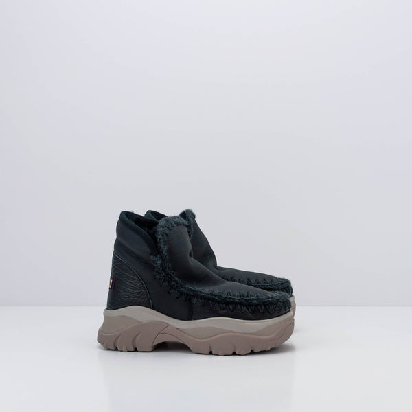 MOU - BOOT - CHUNKY ESKIMO SNEAKER NUBUCK BLACK