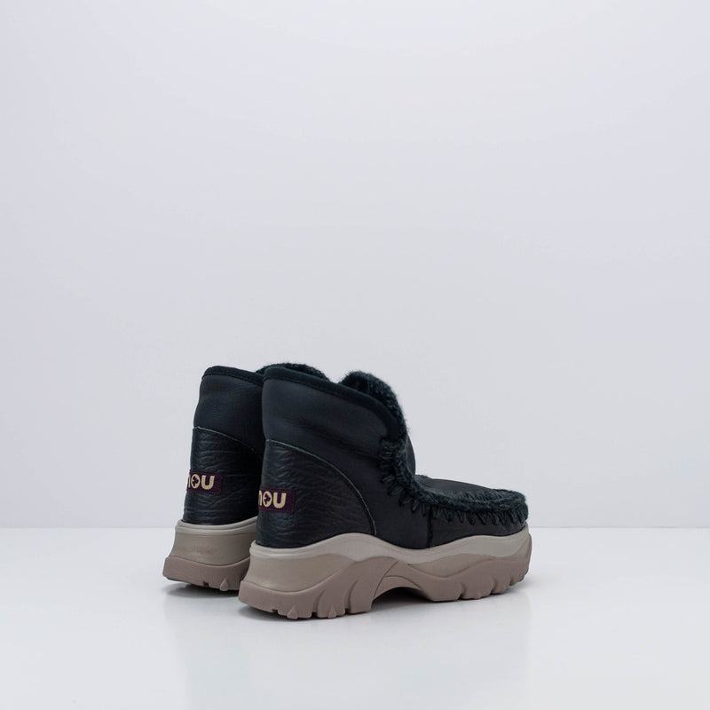 MOU - BOOT - CHUNKY ESKIMO SNEAKER NUBUCK BLACK