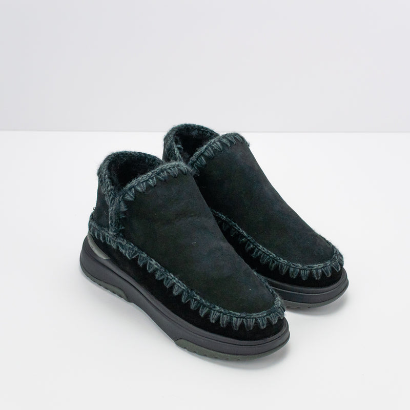 BOTIN - MOU - ESKIMO JOGGER SUEDE BLACK