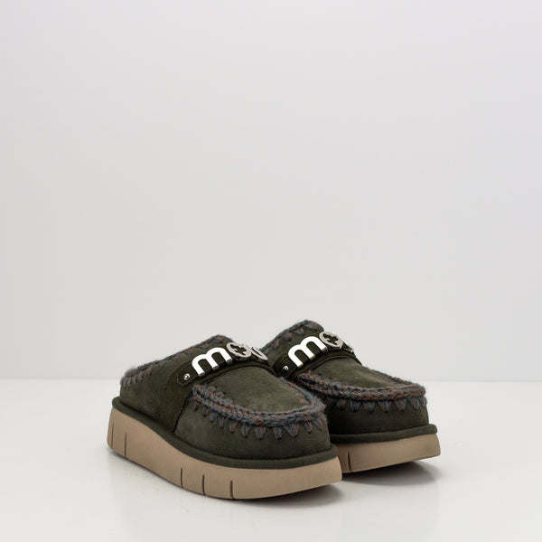 ZOCO - MOU - BOUNCE CLOG METAL LOGO BLACK OLIVE