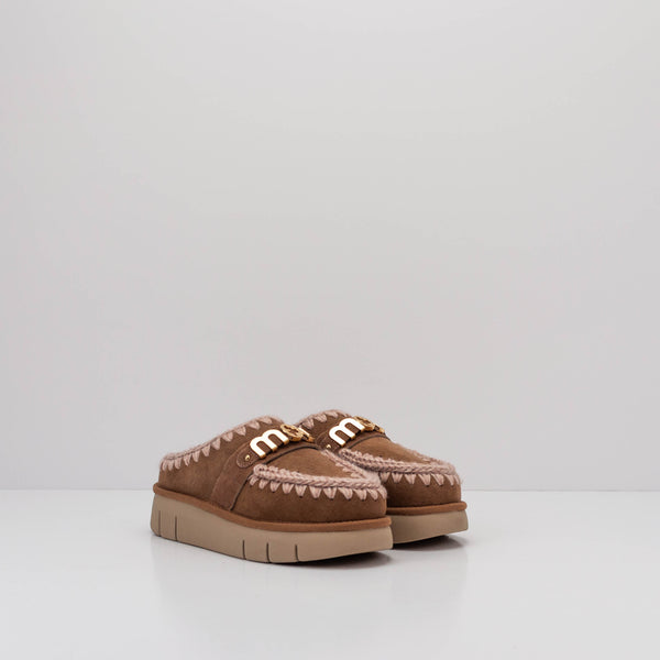 ZOCO - MOU - BOUNCE CLOG METAL LOGO PINK BROWN