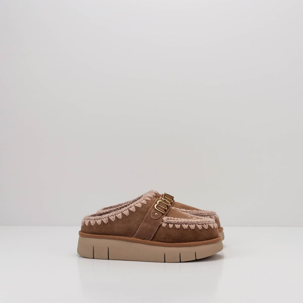ZOCO - MOU - BOUNCE CLOG METAL LOGO PINK BROWN