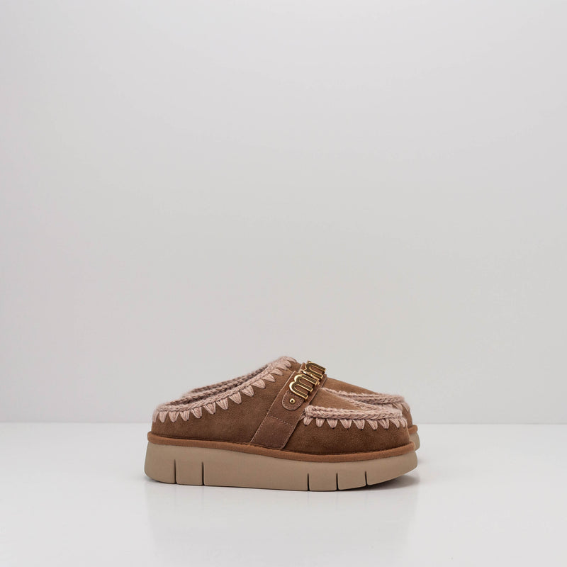ZOCO - MOU - BOUNCE CLOG METAL LOGO PINK BROWN