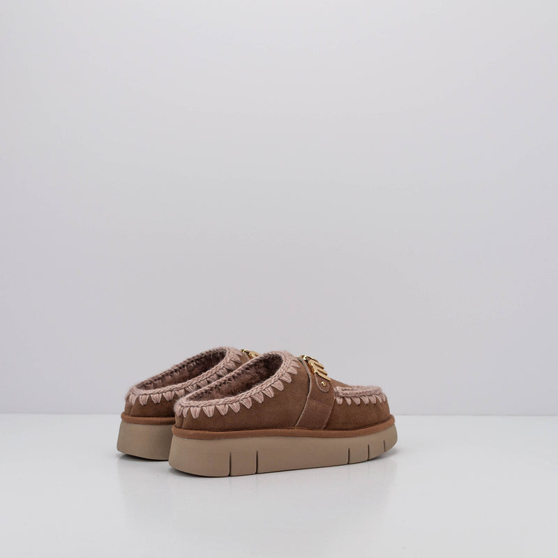 ZOCO - MOU - BOUNCE CLOG METAL LOGO PINK BROWN