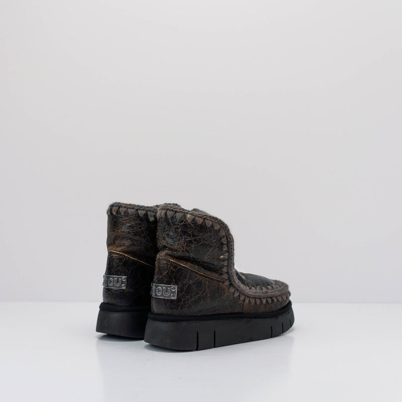 BOTA - MOU - ESKIMO 18 BOUNCE WRINKLE SHINY DARK BROWN
