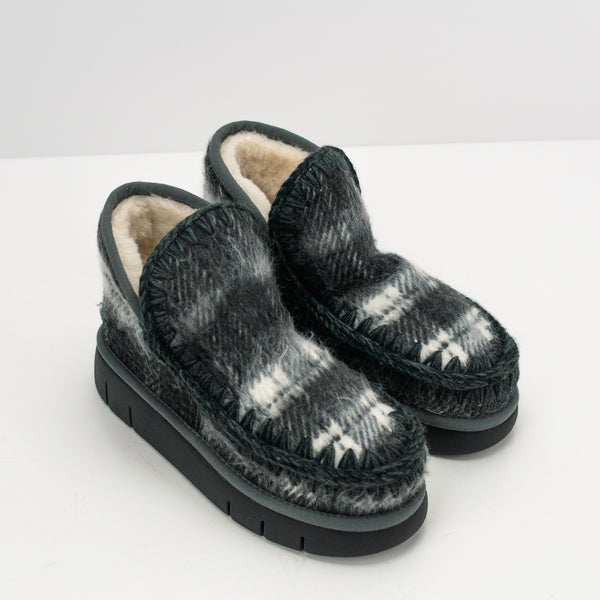 MOU - BOOT - ESKIMO BOUNCE SNEAKER WOOL IRIDESCENT BLACK
