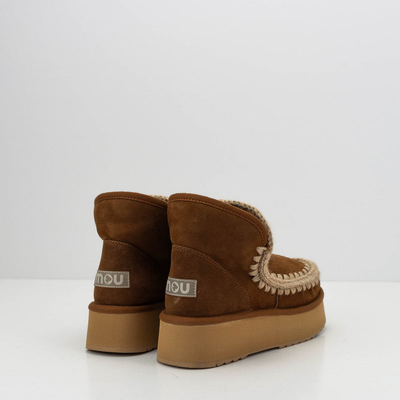 MOU BOOT MINI ESKIMO PLATFORM BOOT COGNAC - Main Image