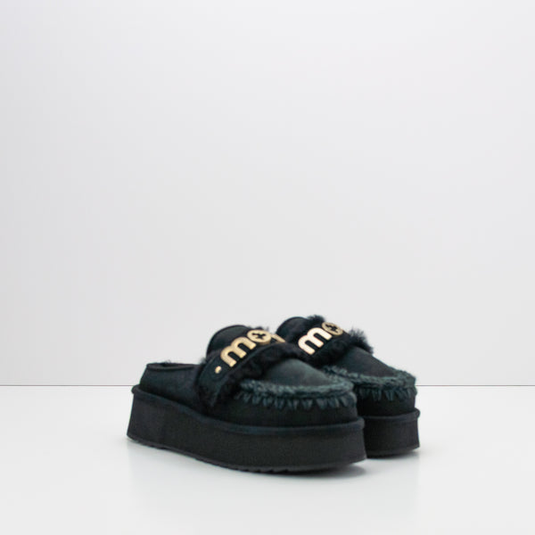 ZOCO - MOU - PLATFORM CLOG LETTER LOGO BLACK