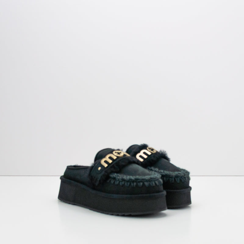 ZOCO - MOU - PLATFORM CLOG LETTER LOGO BLACK