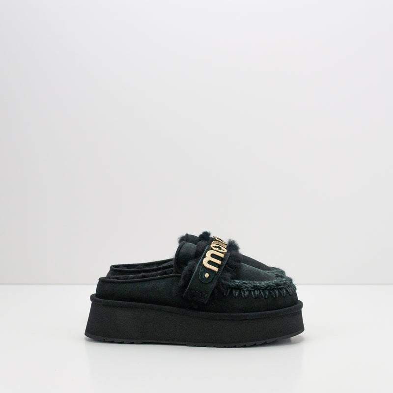 ZOCO - MOU - PLATFORM CLOG LETTER LOGO BLACK