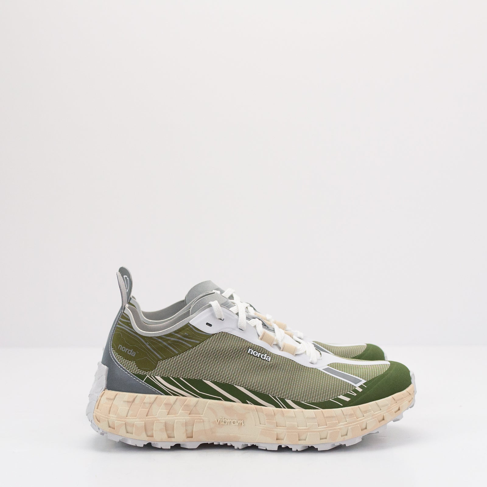 スニーカー NORDA 001 Glitch Trainers Green Men's Trail Running Shoes - Glitch 001 | norda run