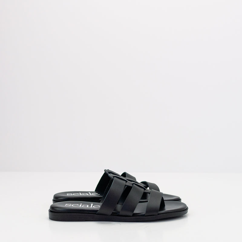 SANDALIA - SEIALE - GRELO NEGRO