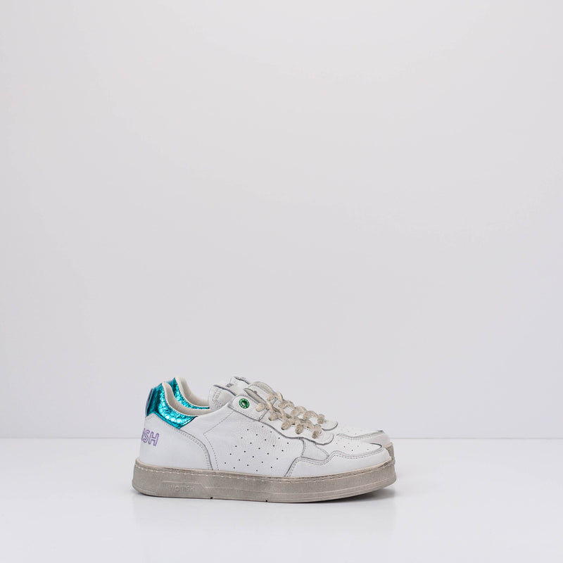 WOMSH - SNEAKERS - HYPER WOMAN LEATHER WHITE TURQUIS