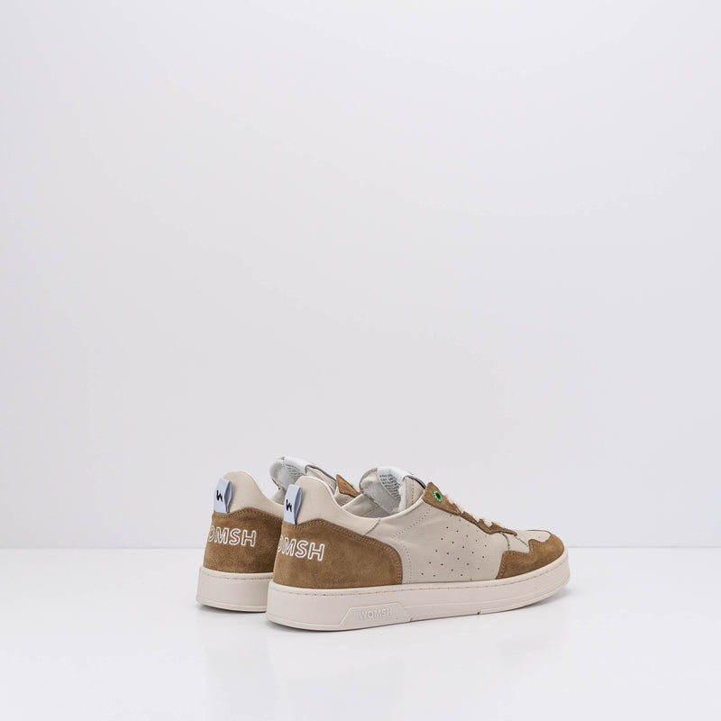 WOMSH - SNEAKERS - HYPER MAN LEATHER WHITE SAND