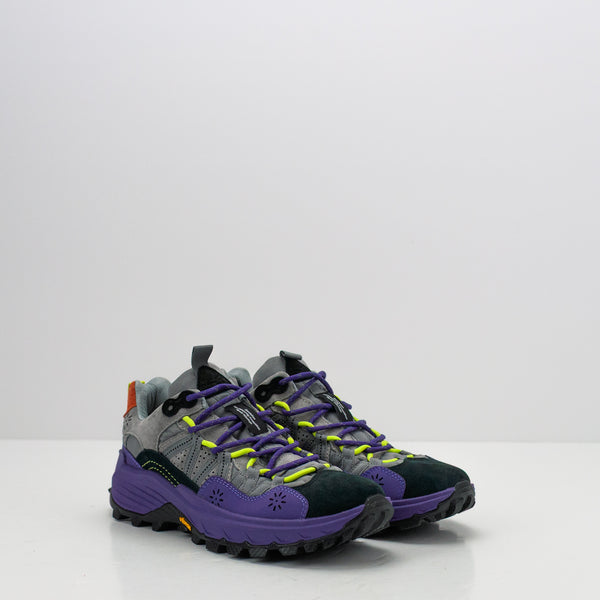 ZAPATILLA - FLOWER MOUNTAIN - IWANO UNI COWHIDE NYLON ANTHRACITE GREY
