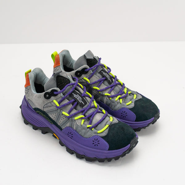 ZAPATILLA - FLOWER MOUNTAIN - IWANO UNI COWHIDE NYLON ANTHRACITE GREY
