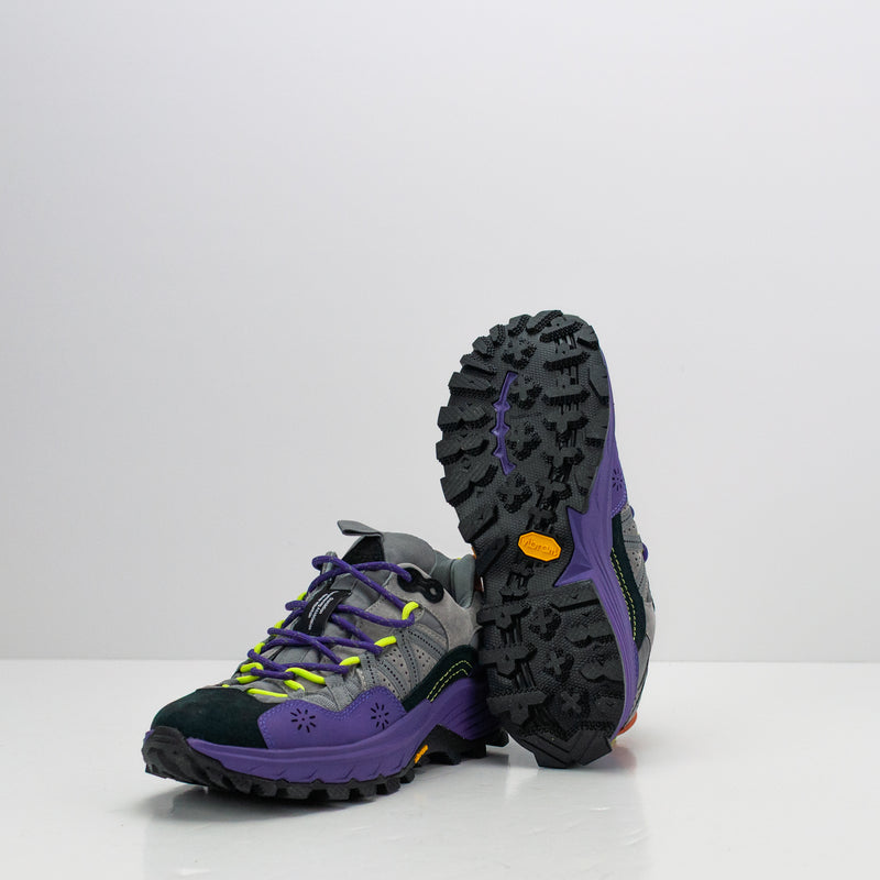 ZAPATILLA - FLOWER MOUNTAIN - IWANO UNI COWHIDE NYLON ANTHRACITE GREY