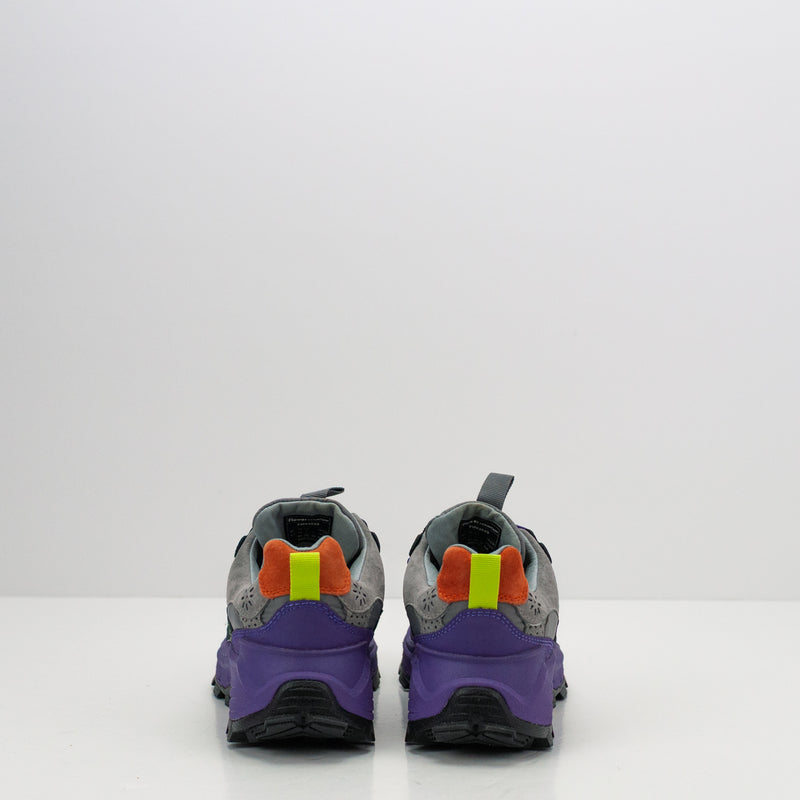 ZAPATILLA - FLOWER MOUNTAIN - IWANO UNI COWHIDE NYLON ANTHRACITE GREY
