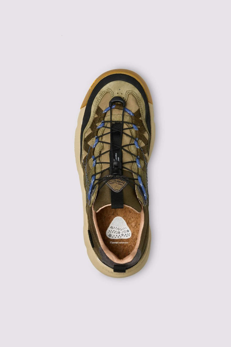 ZAPATILLA - FLOWER MOUNTAIN - IWANO 2 UNI SUEDE NYLON FABRIC LIGHT BROWN TAUPE