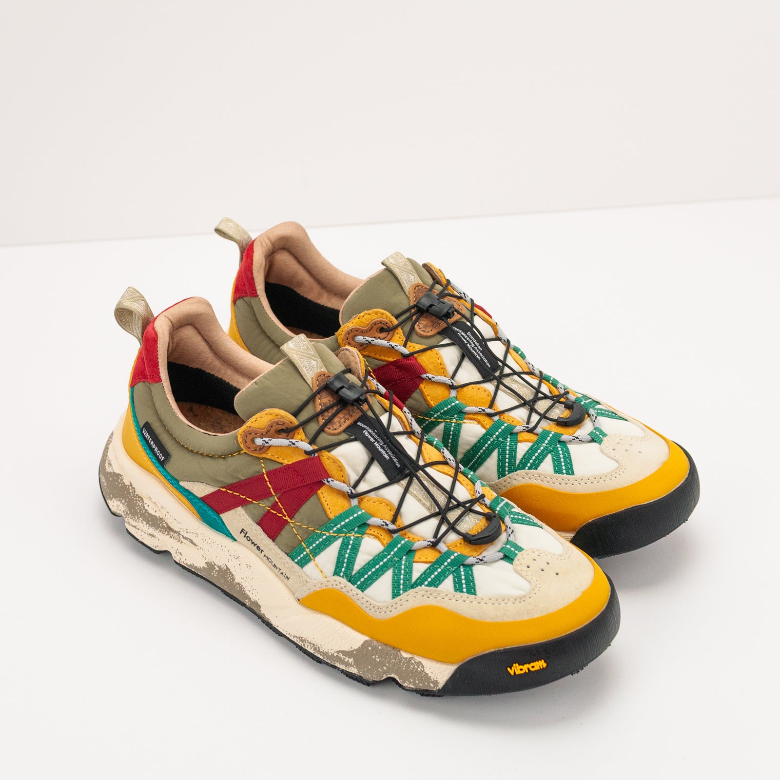 FLOWER MOUNTAIN IWANO 2 L.E. SUEDE NYLON 10TH CAPSULE YELLOW RUST