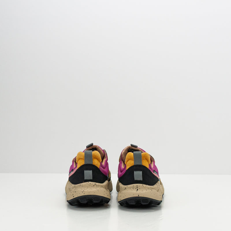 FLOWER MOUNTAIN - SNEAKER - IWANO 2 WOMAN SUEDE NYLON BLACK DARK GREY PETROL