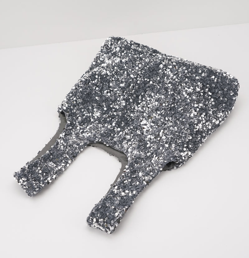 SEIALE - BAG - SILVER SEQUINS