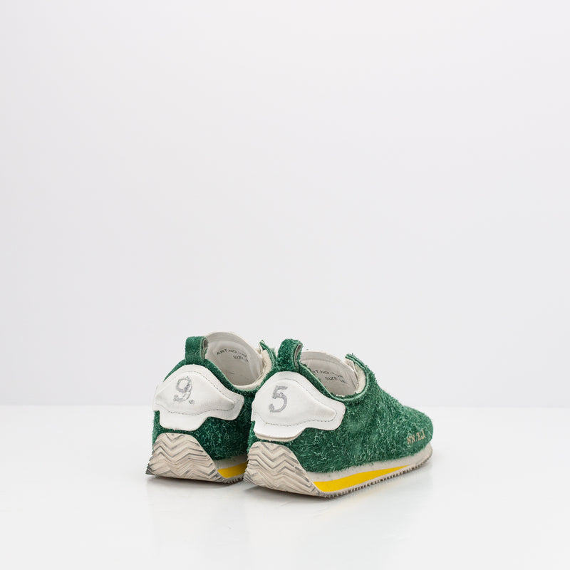 ZAPATILLA - NINE AN HALF - KORTEZ GREEN WHITE MUJER