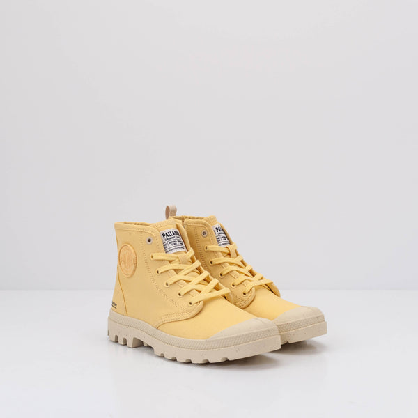 PALLADIUM - BOOTS - PAMPA HI ZIP ORGANIC YELLOW CREME