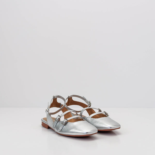 SEIALE -  FLAT SHOES - PANEIRA SILVER