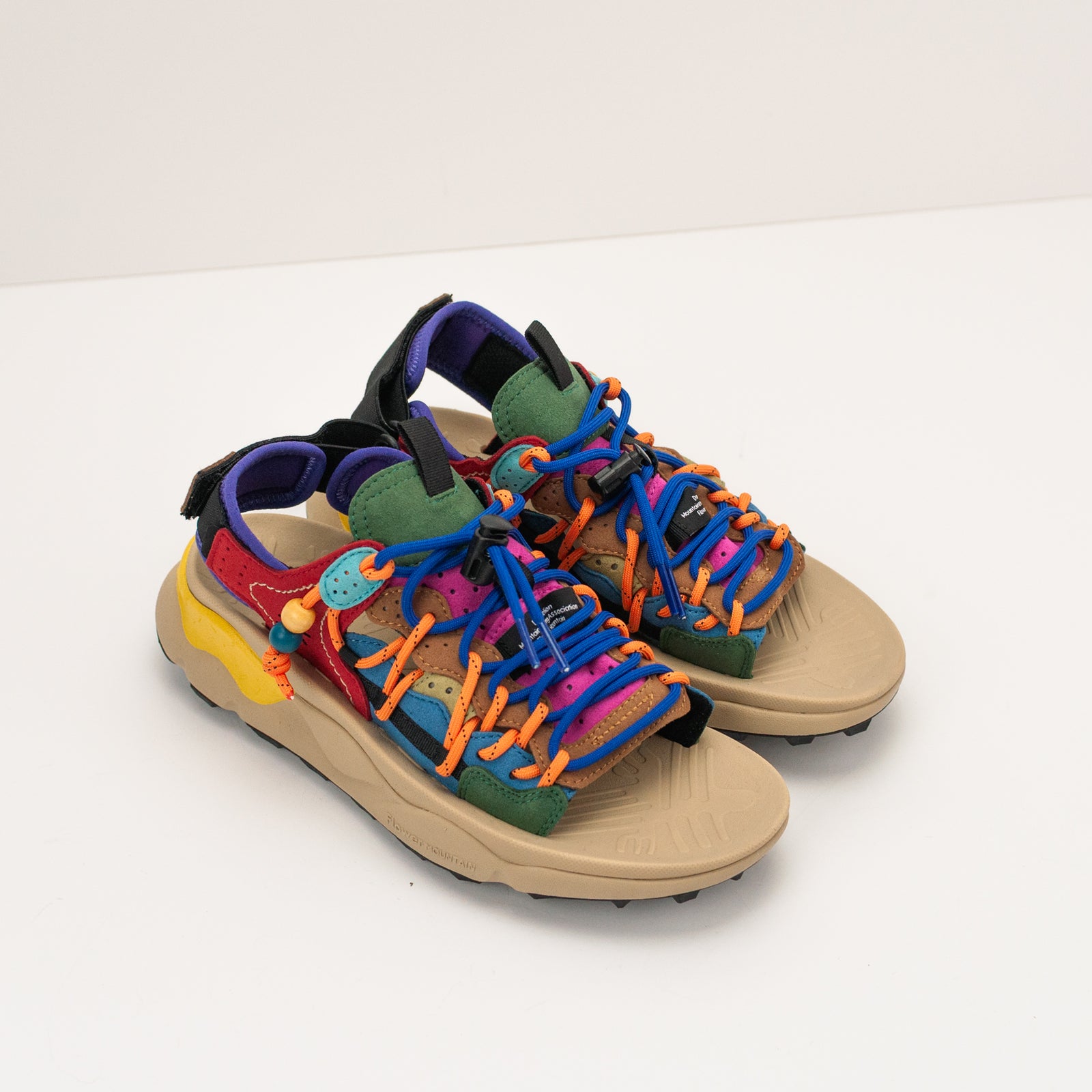 FLOWER MOUNTAIN PUMA PUNKU UNI SUEDE ECO BROWN GREEN FUCHSIA