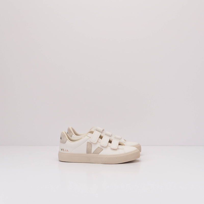 VEJA - SNEAKER - RECIFE LOGO CHROMEFREE LEATHER EXTRA WHITE NATURAL RC052919