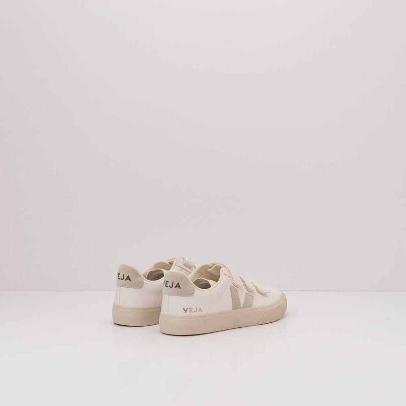 VEJA - SNEAKER - RECIFE LOGO CHROMEFREE LEATHER EXTRA WHITE NATURAL RC052919