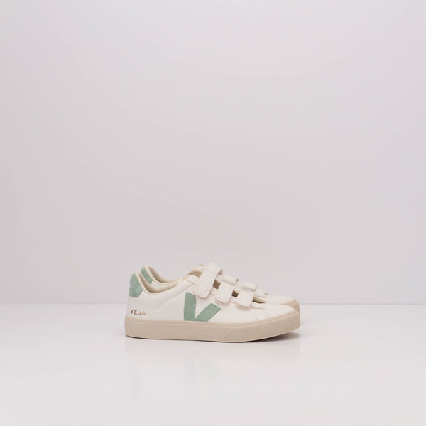 VEJA - SNEAKER - RECIFE LOGO CHROMEFREE LEATHER EXTRA WHITE MATCHA RC0592878