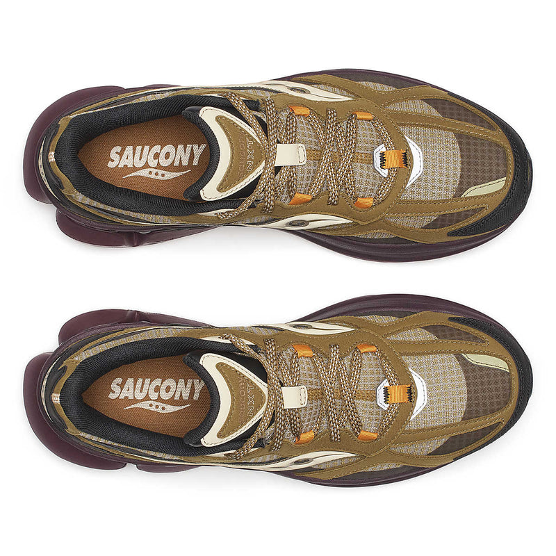 ZAPATILLA - SAUCONY - GRID NXT BROWN WINE