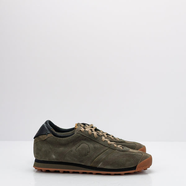 SATORISAN - SNEAKER - STARDUST SUEDE DEEP KHAKI