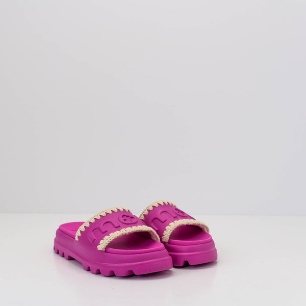 MOU - SANDAL - EVA ONE PIECE SLIDE FUXIA MIX