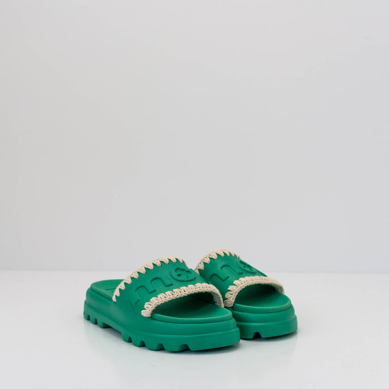 MOU - SANDAL - EVA ONE PIECE SLIDE VIRDINIAN GREEN