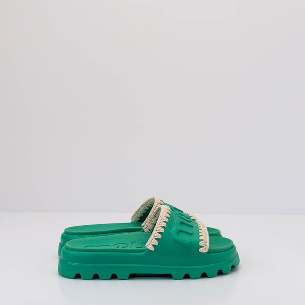 MOU - SANDAL - EVA ONE PIECE SLIDE VIRDINIAN GREEN